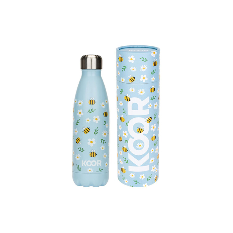 Koor Trinkflaschen Bienen Blumen 500ml