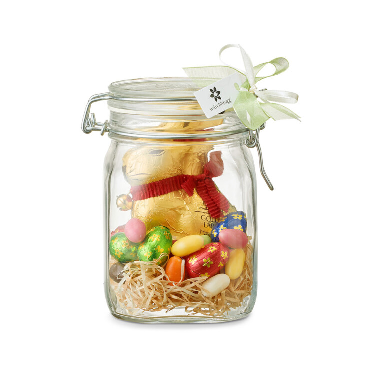 Osterüberraschung Has im Glas gross kaufen für Ostern 2023 von der Wärchbrogg