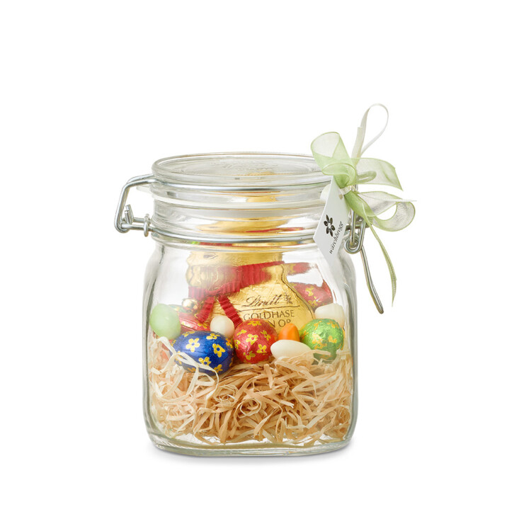 Osterüberraschung Has im Glas klein kaufen für Ostern 2023 von der Wärchbrogg