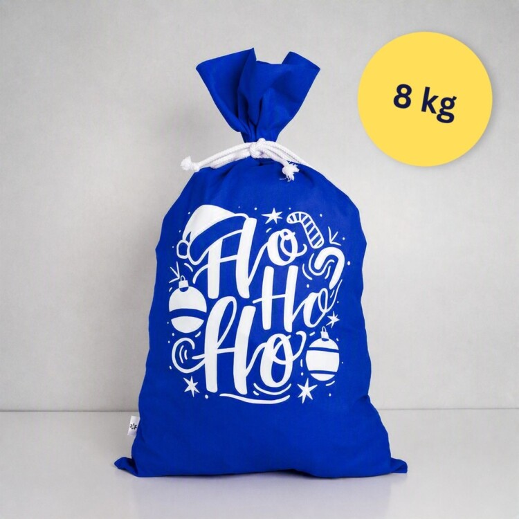 Waerchbrogg Chlaussaeckli Xxl Hohoho Blau 8kg Bubble
