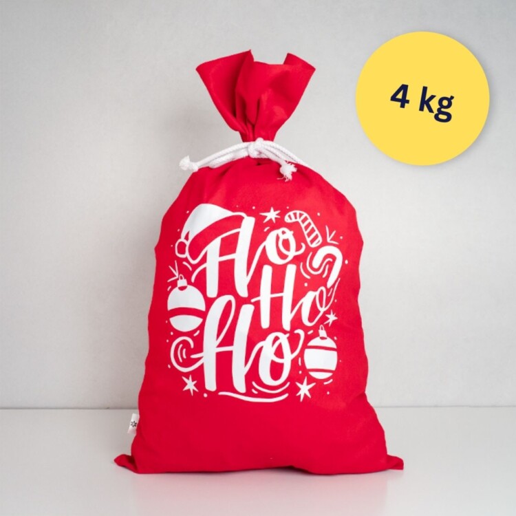 Waerchbrogg Chlaussaeckli Xxl Hohoho Rot 4kg Bubble