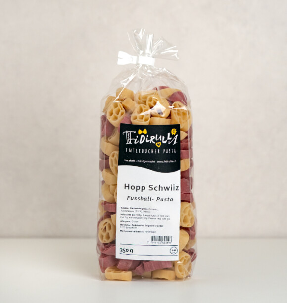 Waerchbrogg Geschenkidee Fussball Pasta
