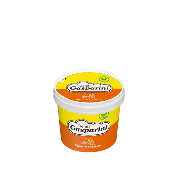 Waerchbrogg Glace Gasparini Becher Citron Mandarine Vegan