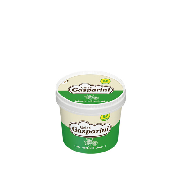 Waerchbrogg Glace Gasparini Becher Holunder Limette Vegan