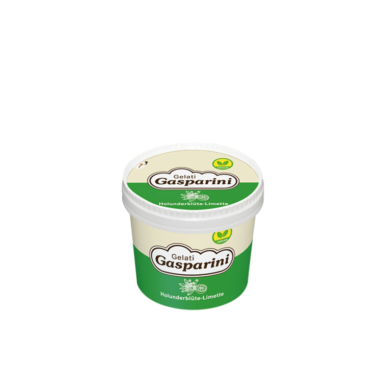 Waerchbrogg Glace Gasparini Becher Holunder Limette Vegan