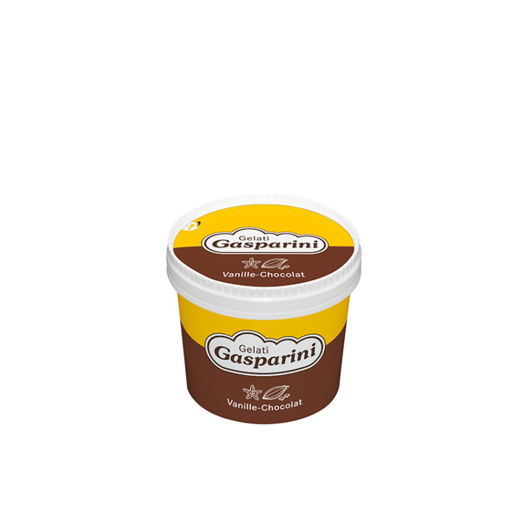 Waerchbrogg Glace Gasparini Becher Vanille Schokolade