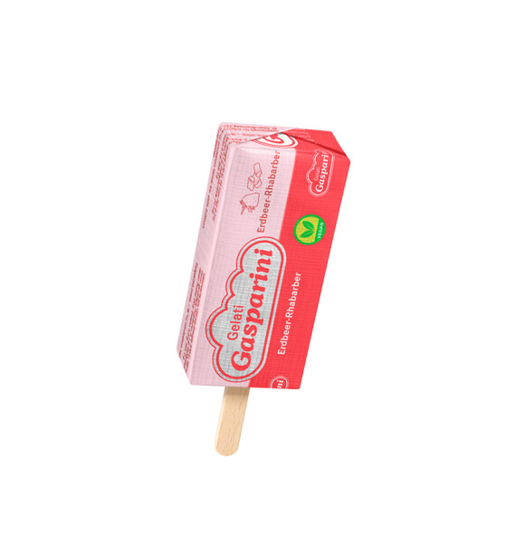 Waerchbrogg Glace Gasparini Erdbeer Rhabarber Vegan