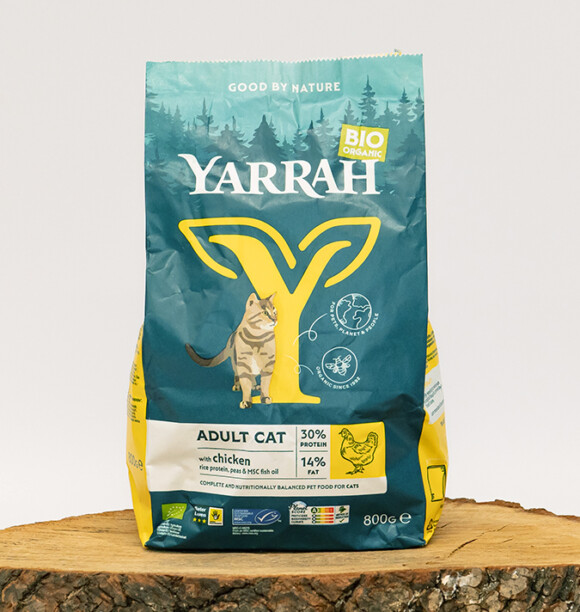 Waerchbrogg Vegan Yarrah Katzenfutter Chicken 800g