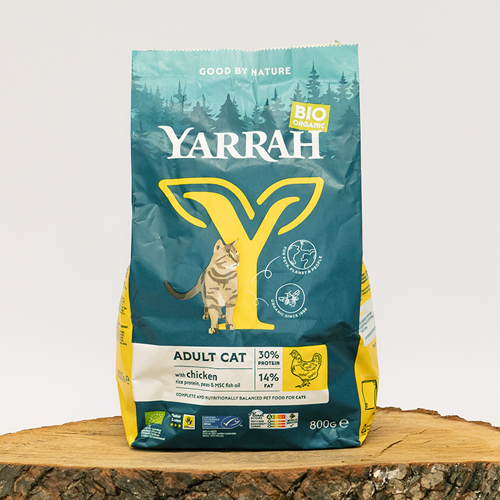Waerchbrogg Vegan Yarrah Katzenfutter Chicken 800g