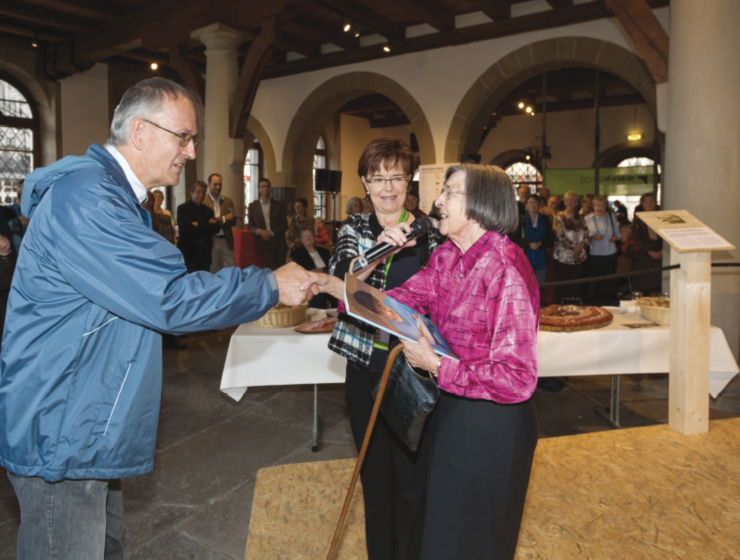 2012 Jubiläumsausstellung.50 Jahre Wärchbrogg – das Jubiläum ist im ­September 2012 Anlass für eine Ausstellung in der Kornschütte Luzern. Während vier Tagen gibt die Wärchbrogg Einblick in ihre ­Tätigkeiten.