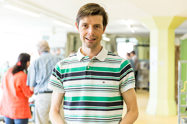 Stefan Sidler, Besucher «Ich bin ­zufällig vorbeikommen und sehe, wie wichtig sinnvolle Arbeitsplätze für alle sind.»